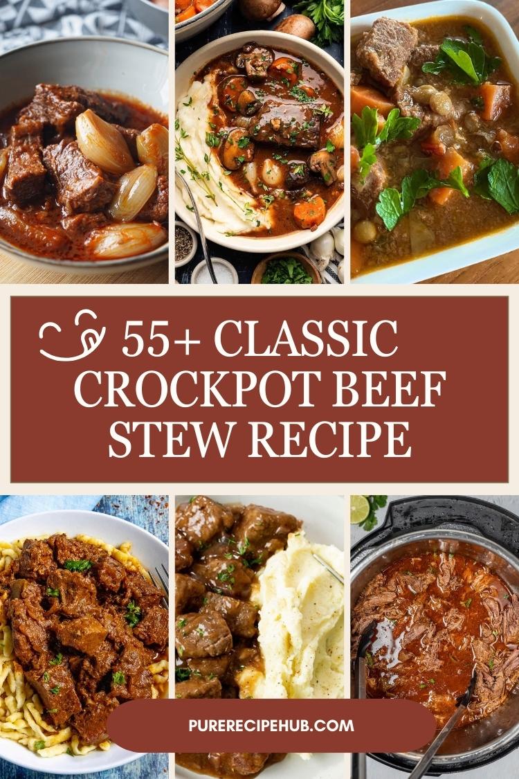 55+ Classic Crockpot Beef Stew Recipe