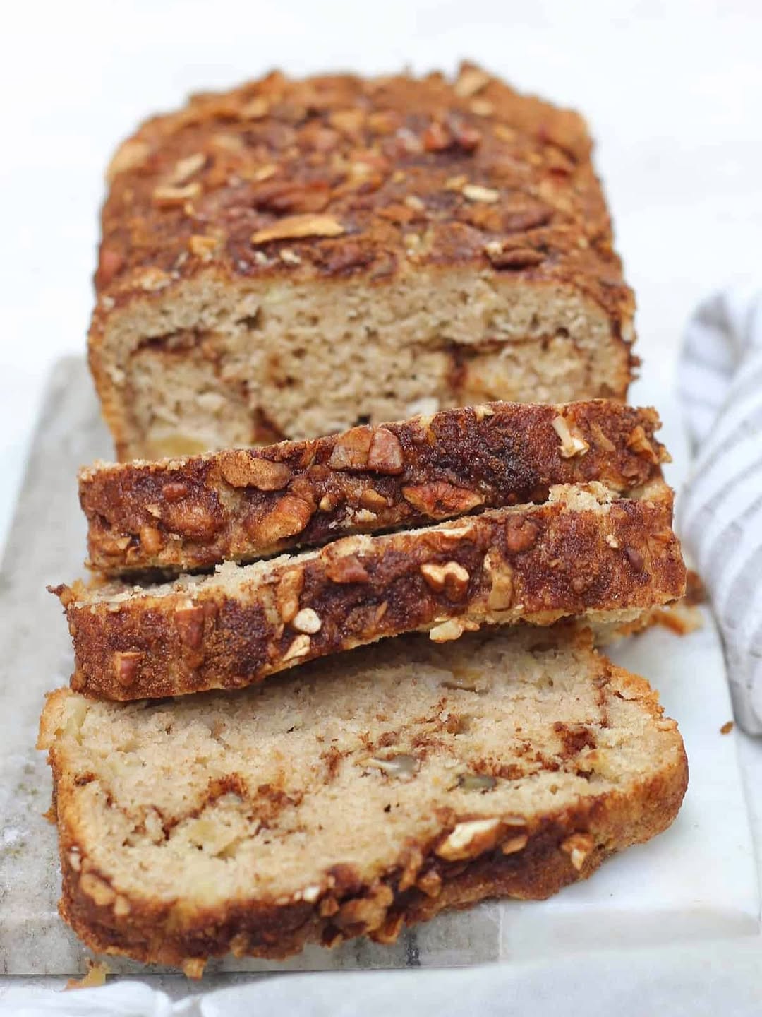 Apple Cinnamon Banana Bread