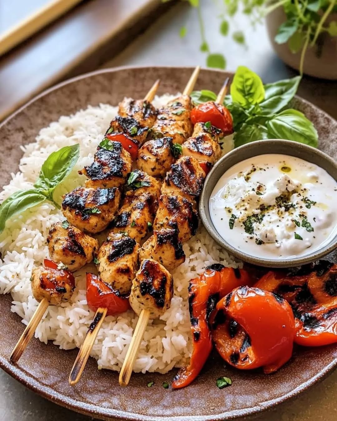 BBQ Chicken Skewers