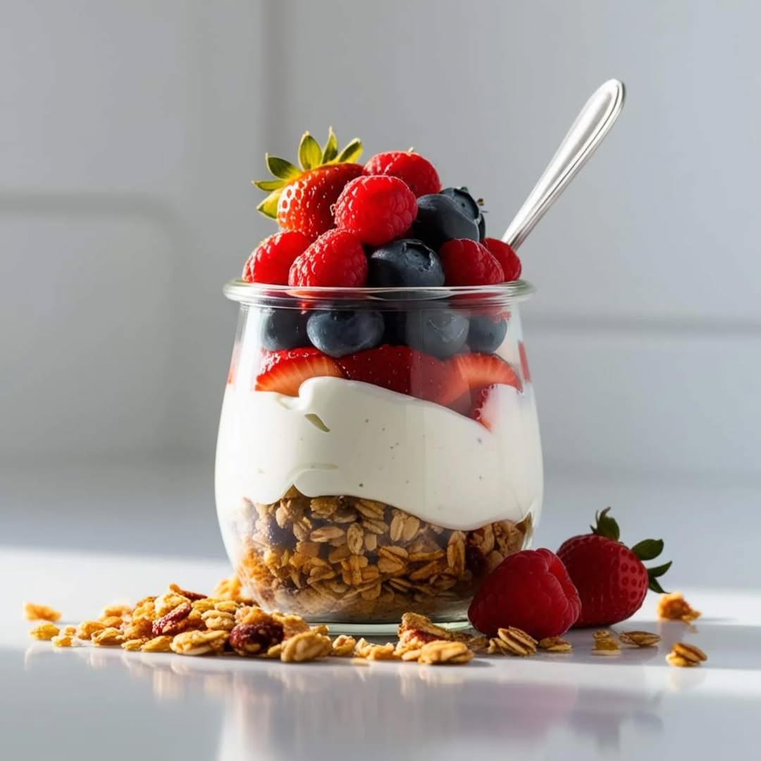 Fruit yogurt parfait