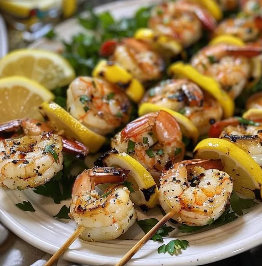 Garlic Lemon Shrimp Bites
