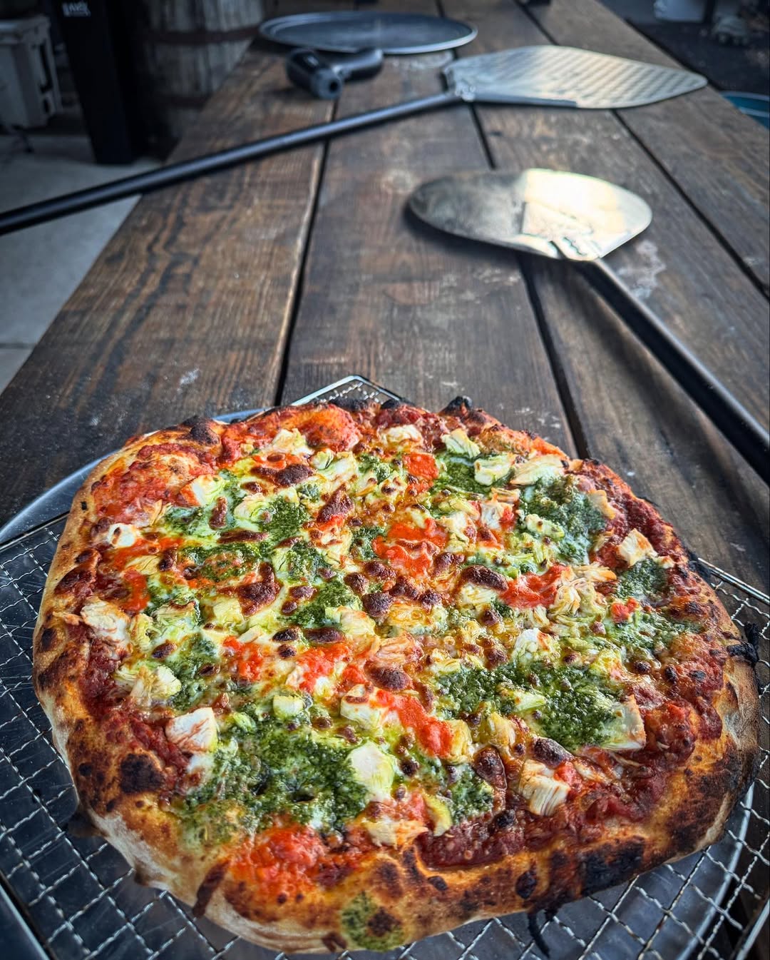 Grilled Chicken Pizza