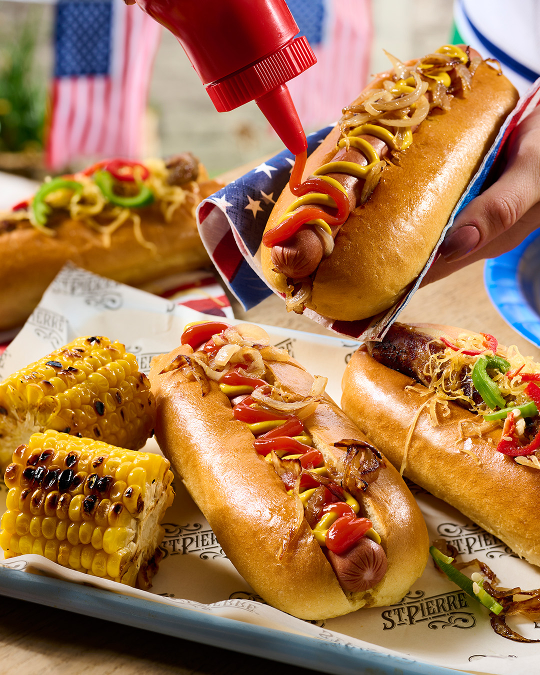 Grilled Hot Dogs