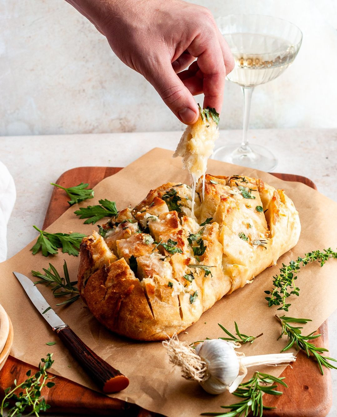 Herb Butter Garlic Bread