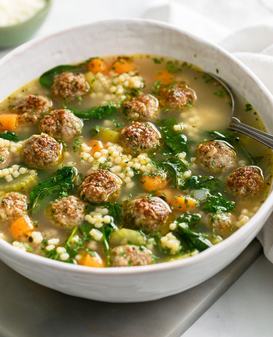 Light Italian Wedding Soup
