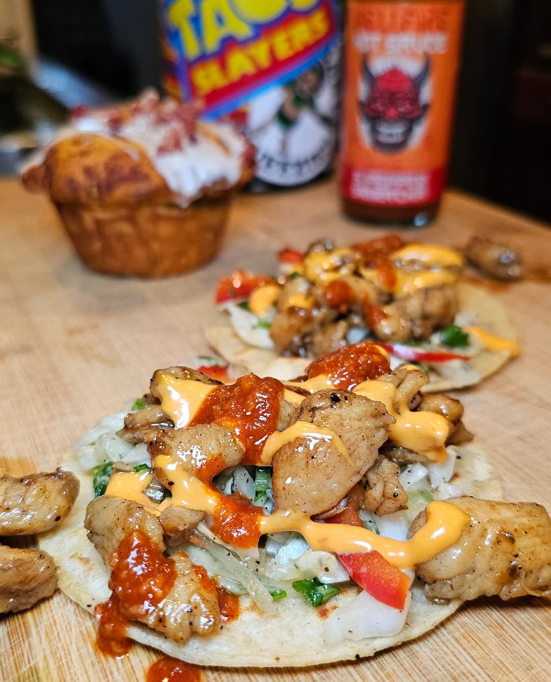 Spicy Grilled Chicken Tacos