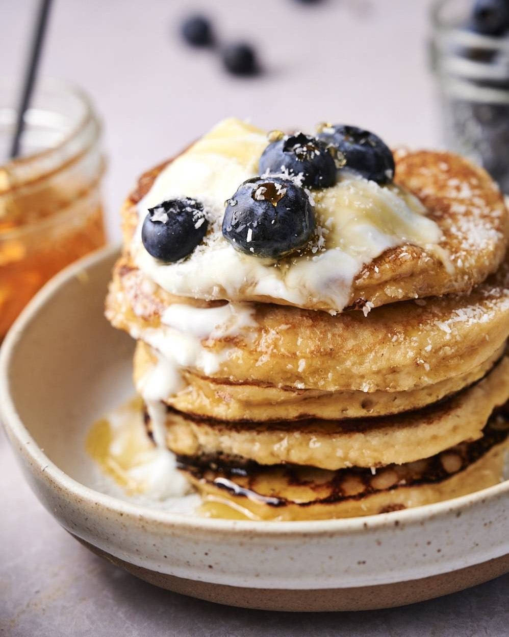 Almond Flour Protein Pancakes