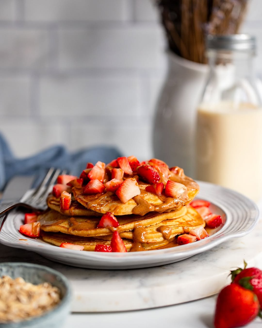 Cottage Cheese Protein Pancakes