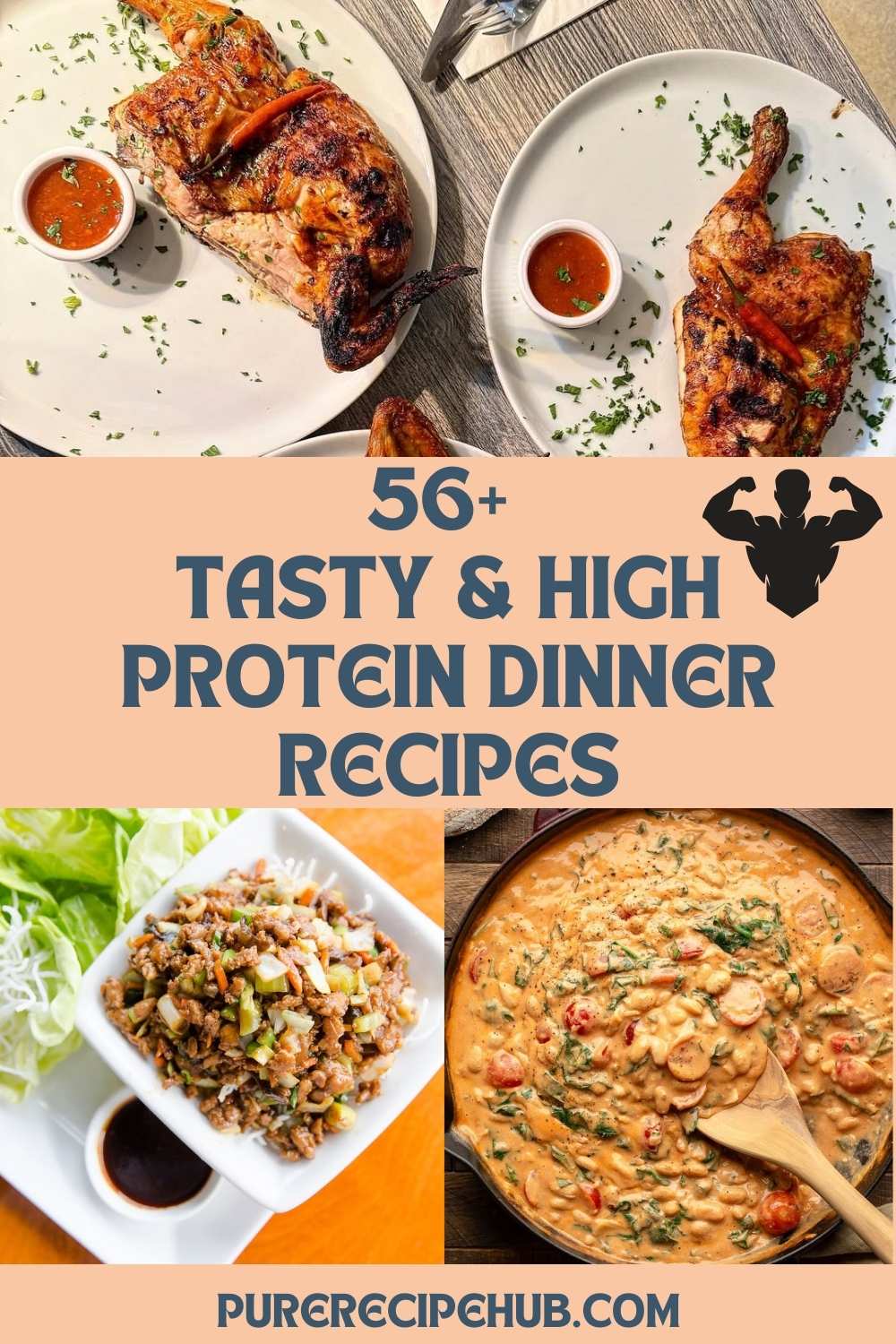 56+ Tasty & High Protein Dinner Recipes