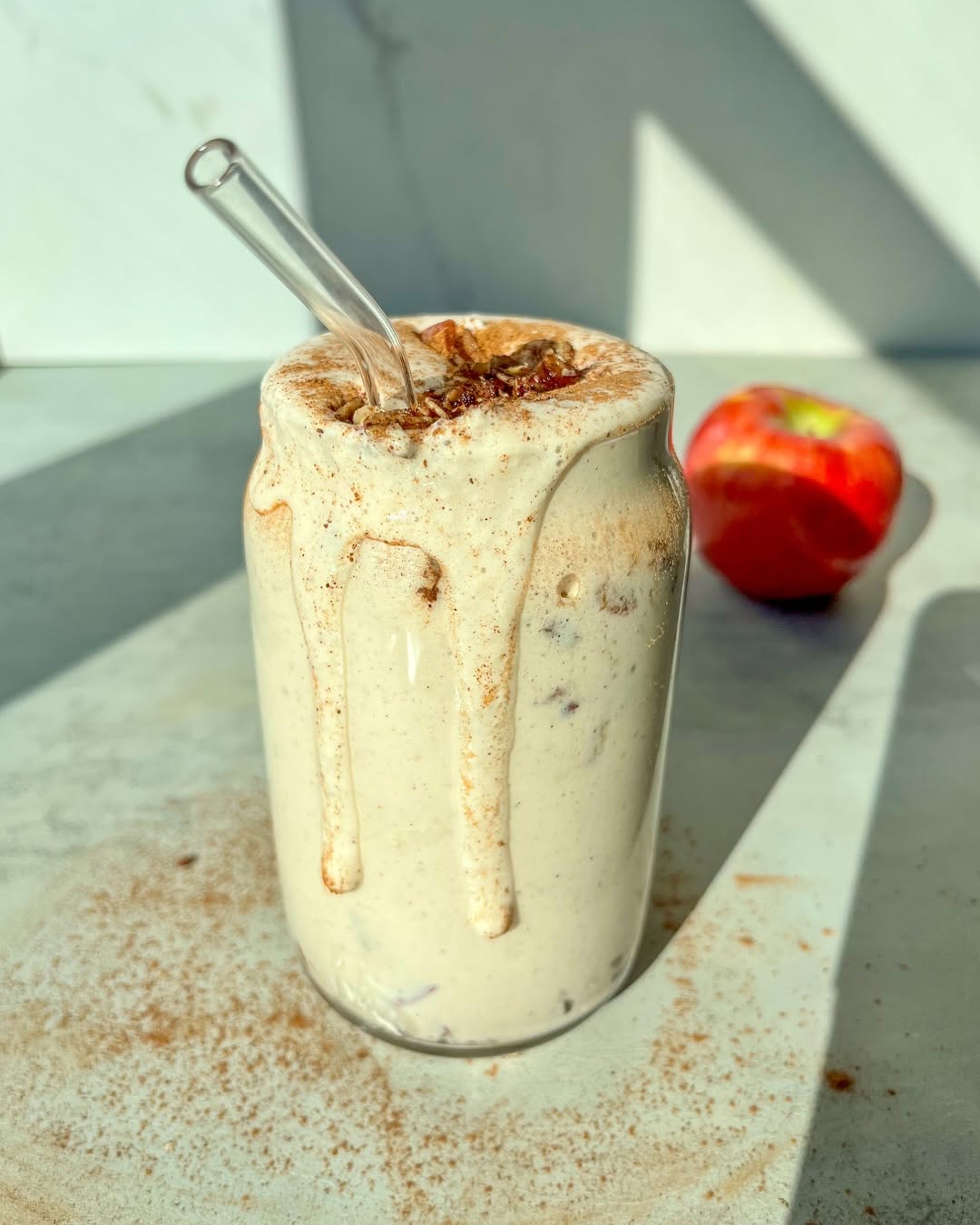 Apple Cinnamon Protein Smoothie