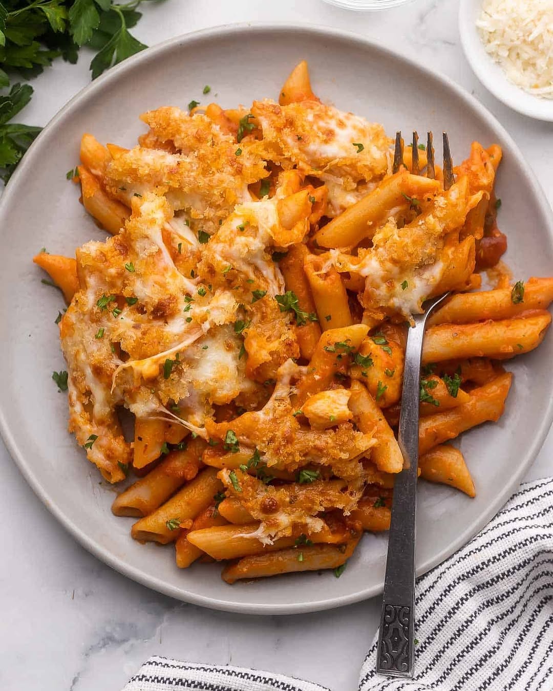Chicken Parmesan Pasta