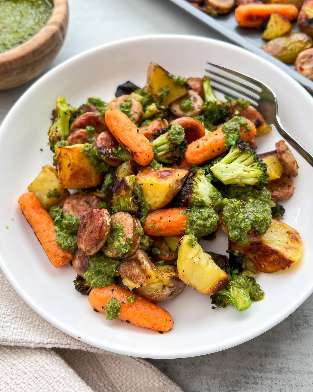 Chicken Sausage Veggie Skillet