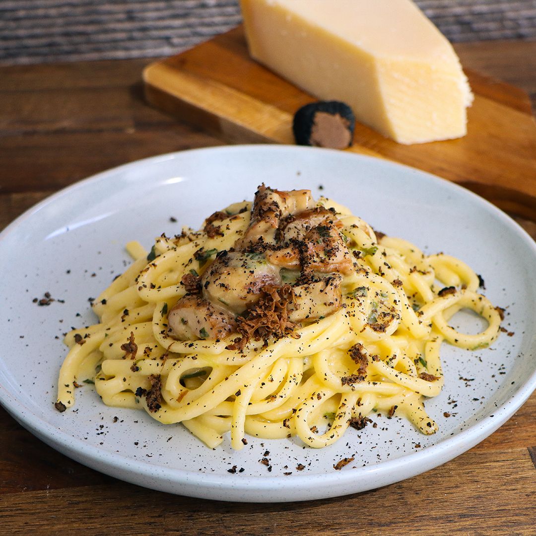 Mushroom Alfredo Pasta