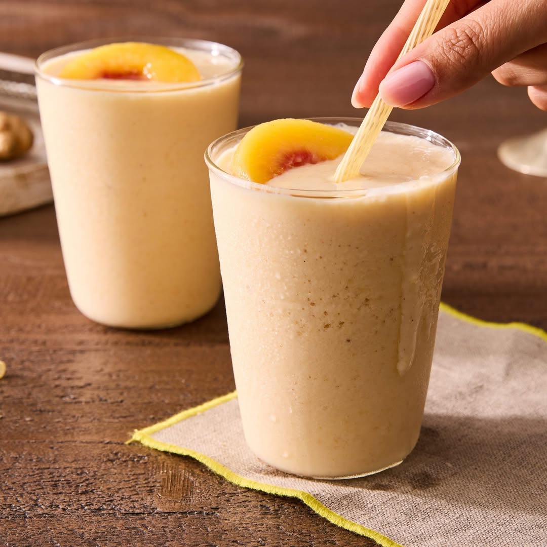 Peach Milk Smoothie