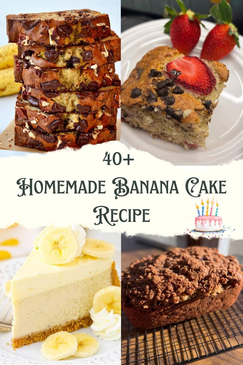 40+ Homemade Banana Cake Recipe