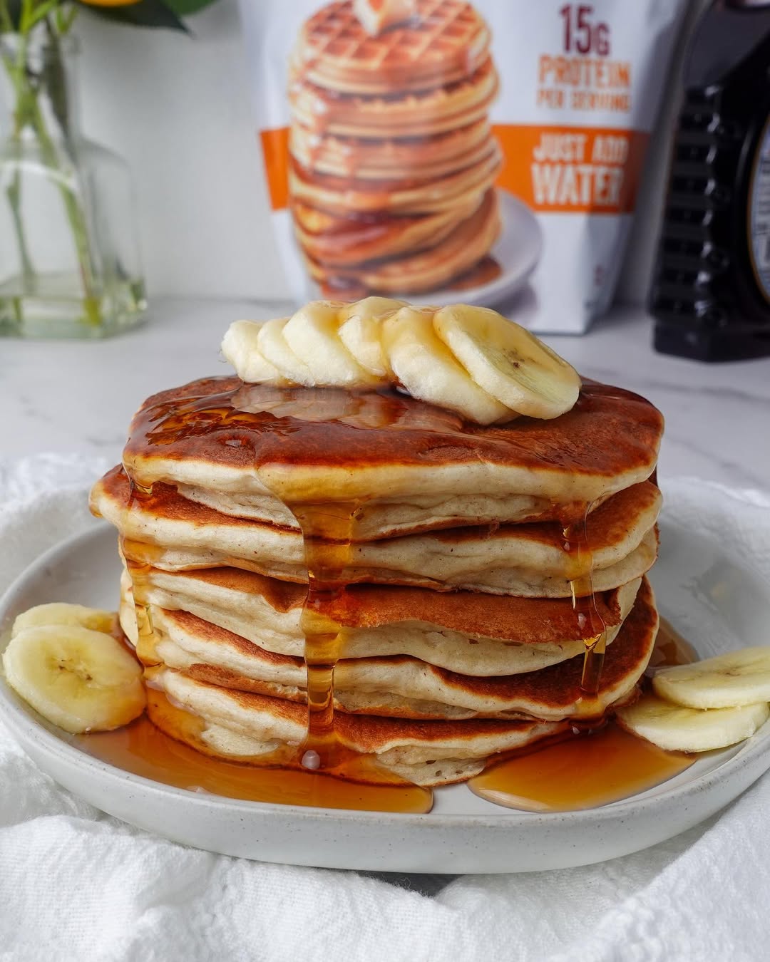 Banana Protein Pancakes