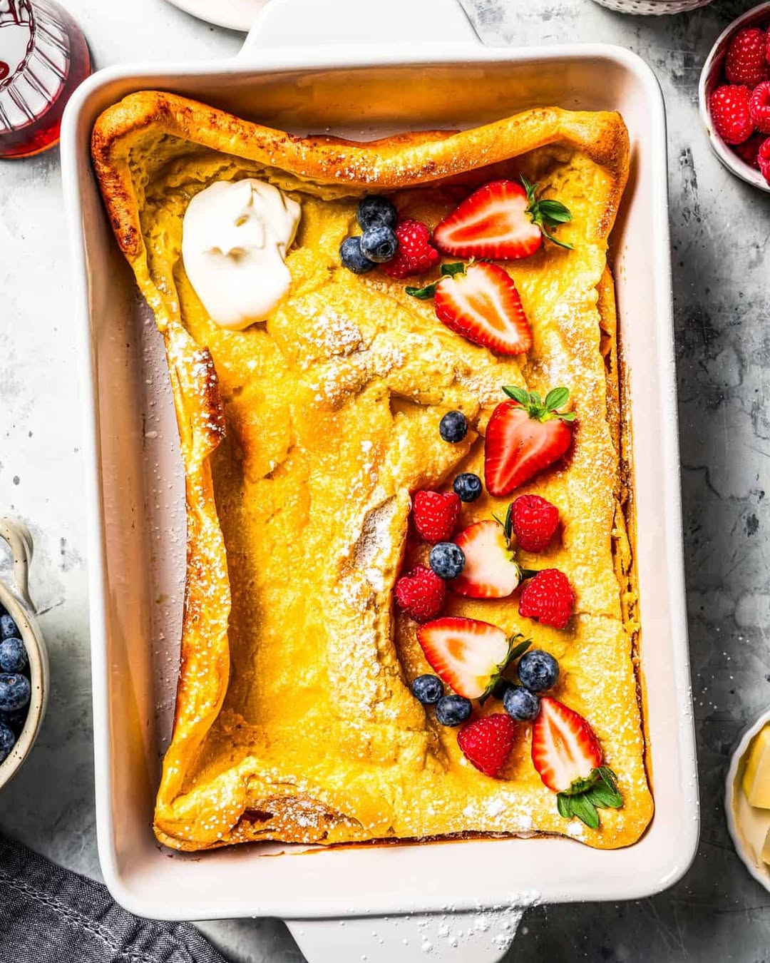 Brown Sugar Butter German Pancake