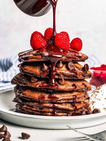 Chocolate Chip German Pancake
