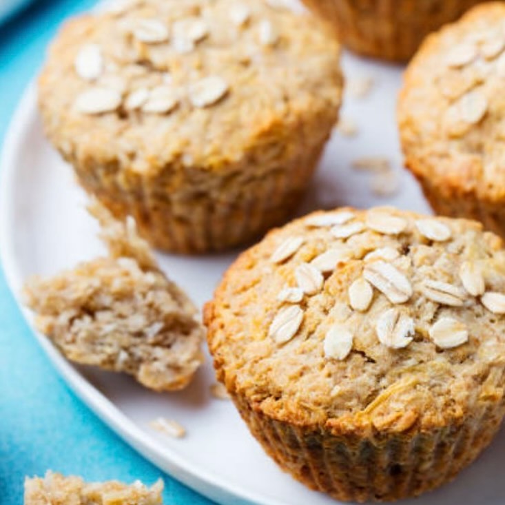 Flaxseed Banana Muffins