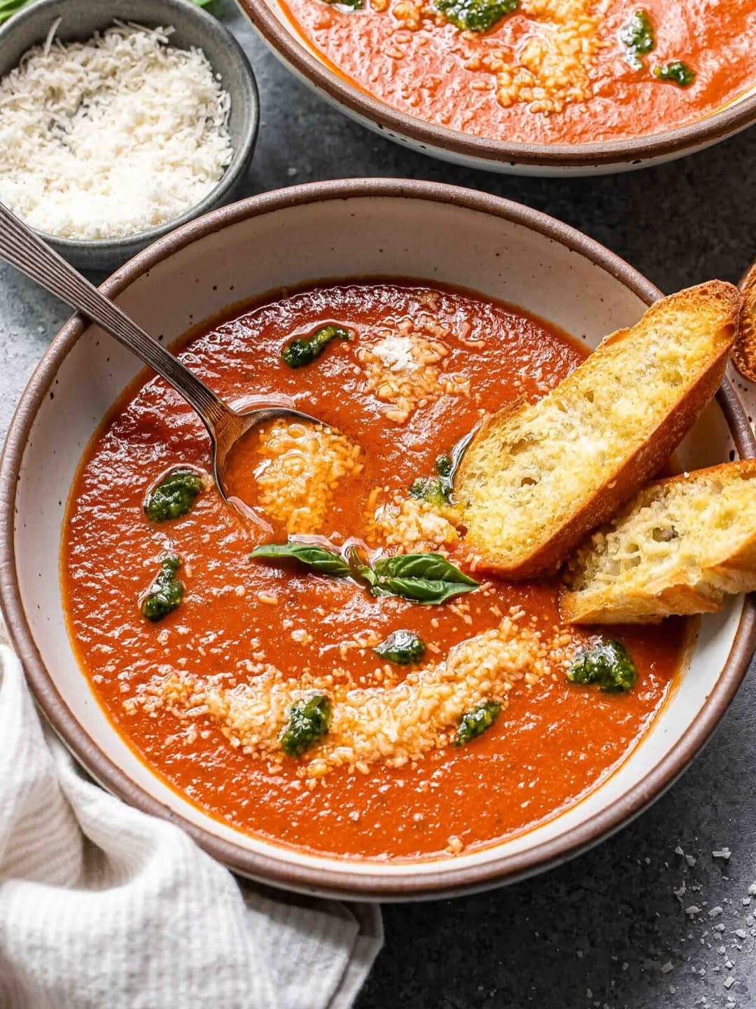 Sausage Tomato Basil Soup