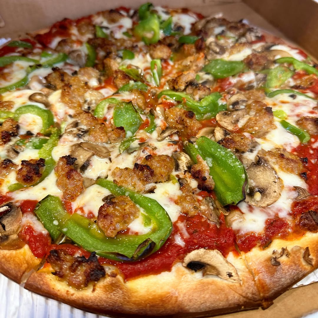 Sausage and Mushroom Pizza