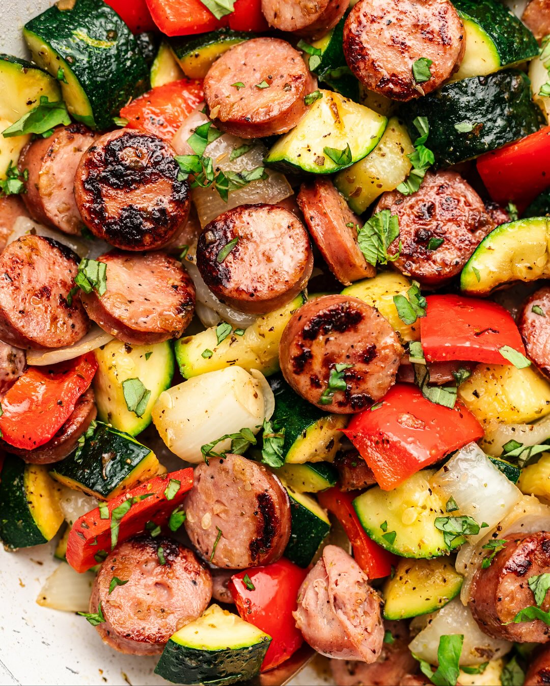 Sausage and Zucchini Sauté